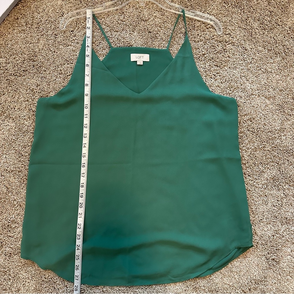 LOFT Teal Women's Camisole Top - Picture 6 of 7